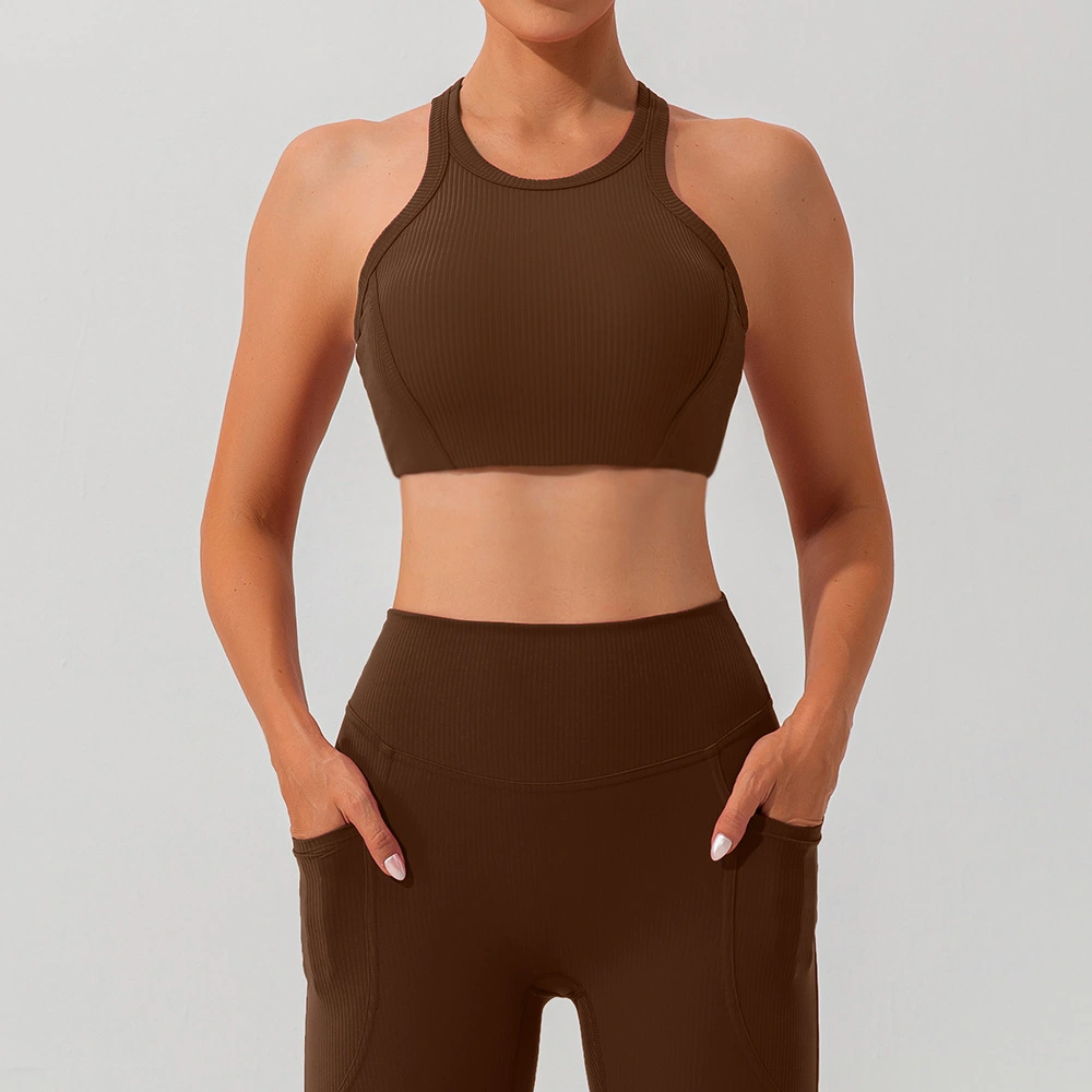 Sling Beautiful Back Thread Yoga Bra Quick-drying
