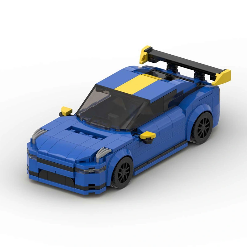 Sports Car Building Blocks Toy Light Of Domestic Goods