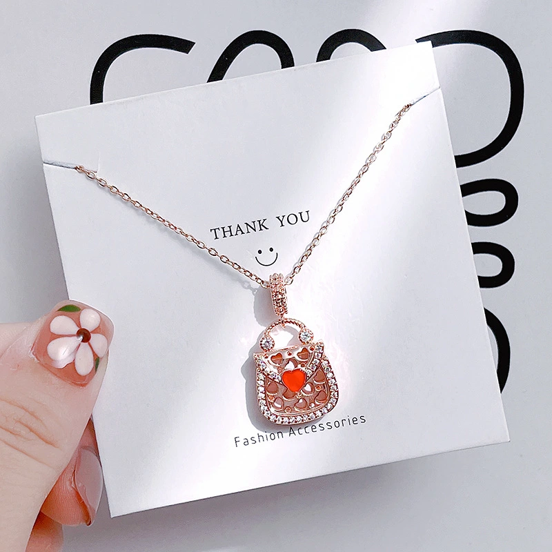 Titanium Steel Colorfast Elegant Internet Celebrity Clavicle All-match Light Luxury Necklace