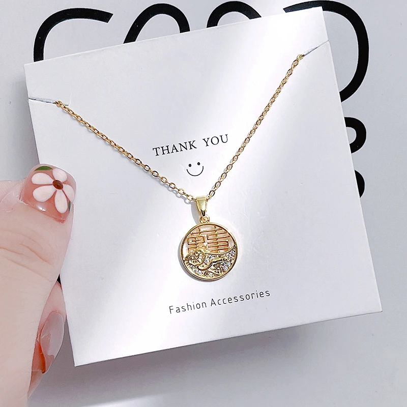 Titanium Steel Colorfast Elegant Internet Celebrity Clavicle All-match Light Luxury Necklace