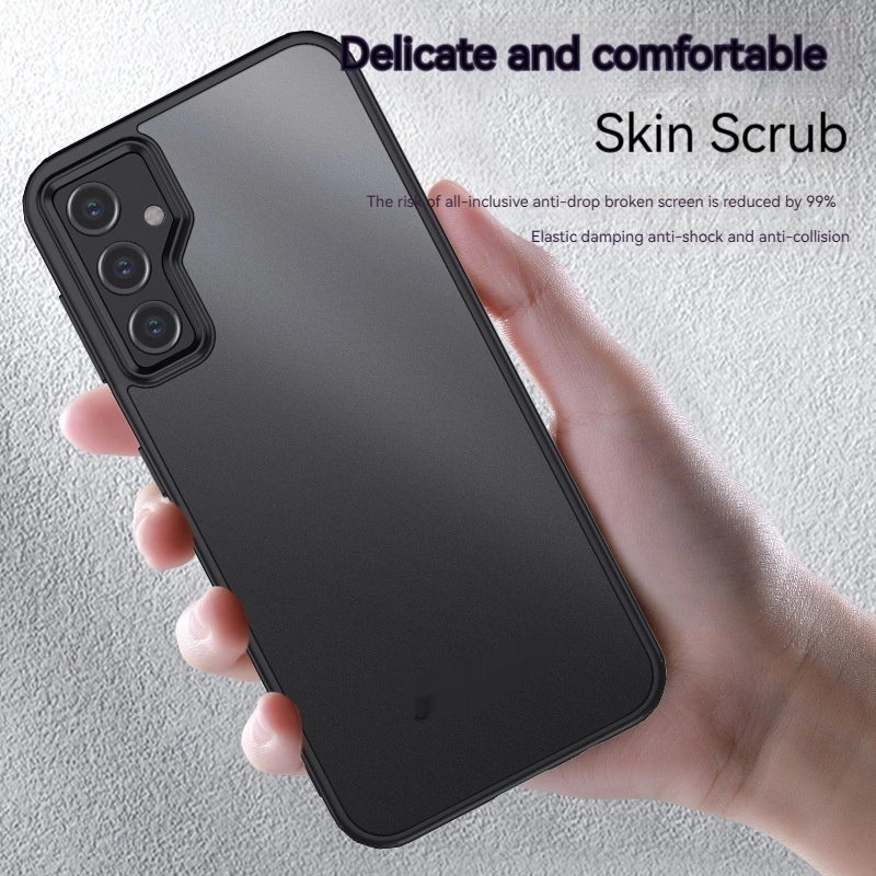 Silicone Soft Edging Skin Feeling Frosted Phone Case Airbag Drop-resistant Protective Cover