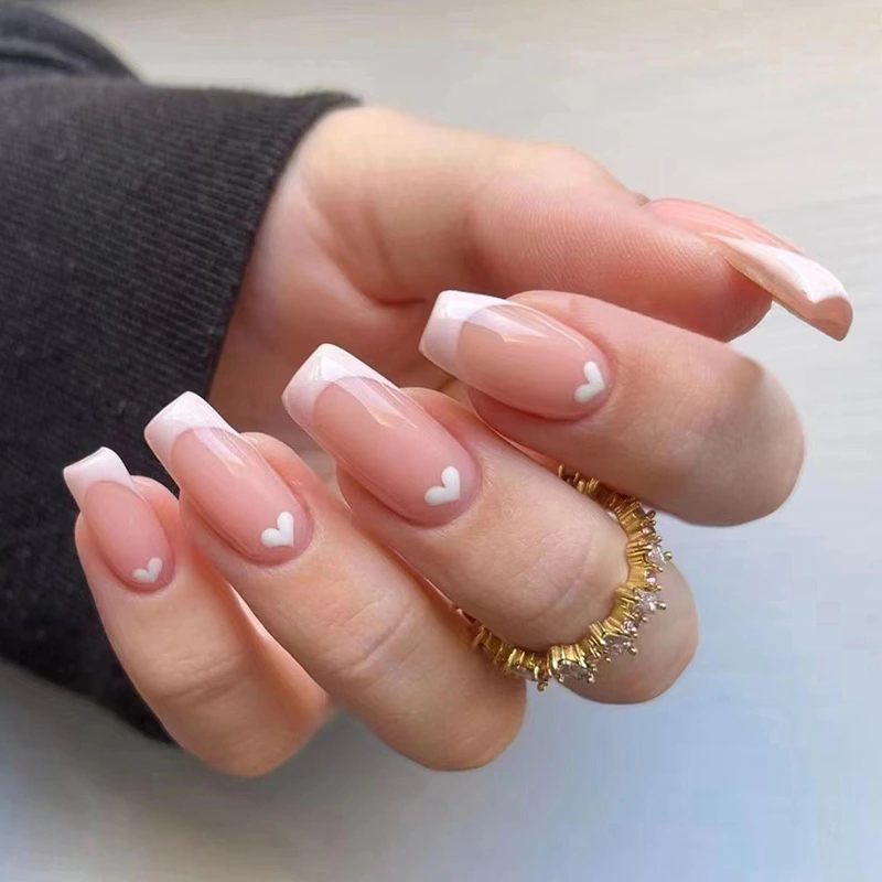 White French Shiny Nail Sticker