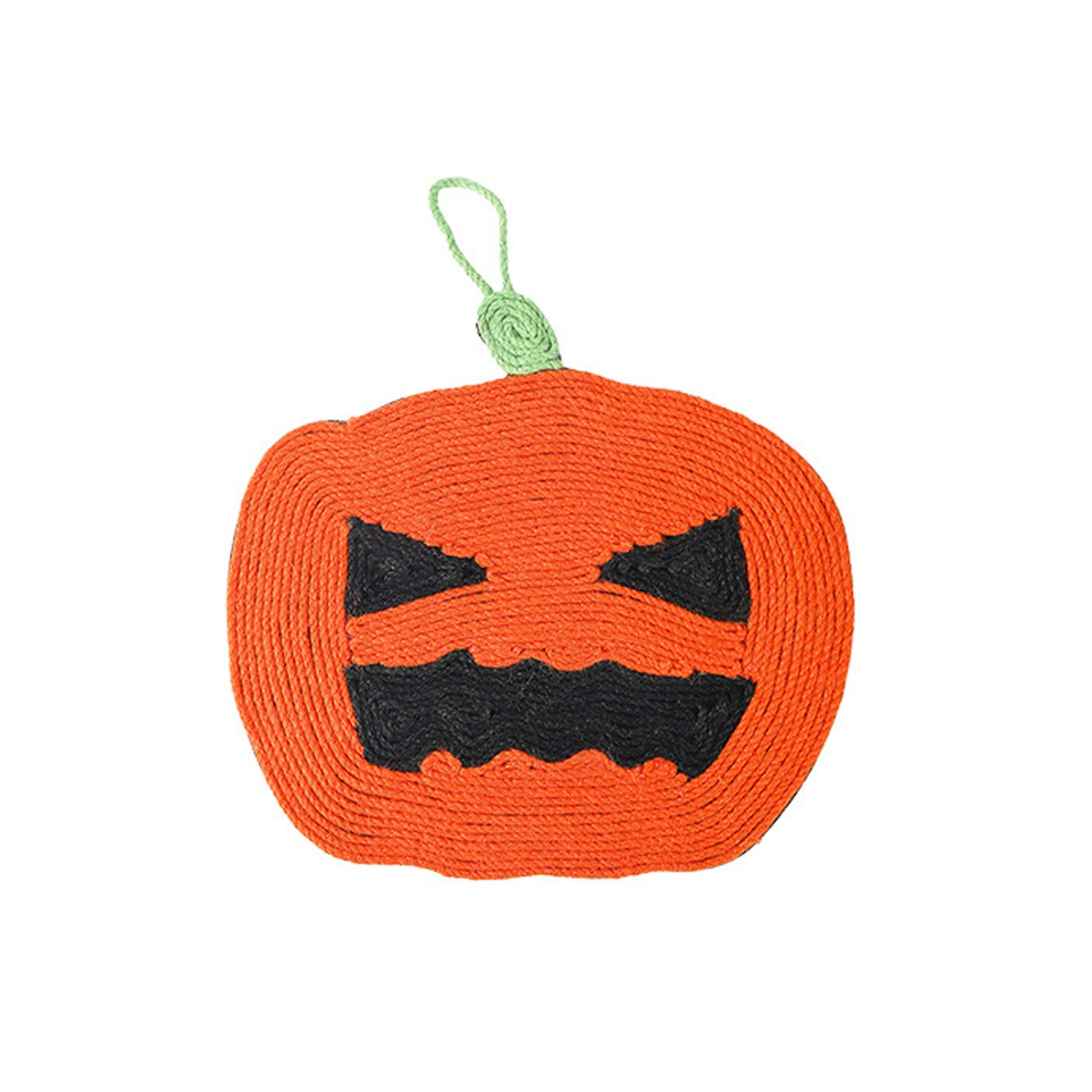 Cat Scratching Pad Novelty Pumpkin Cat Scratcher Mat with Lanyard