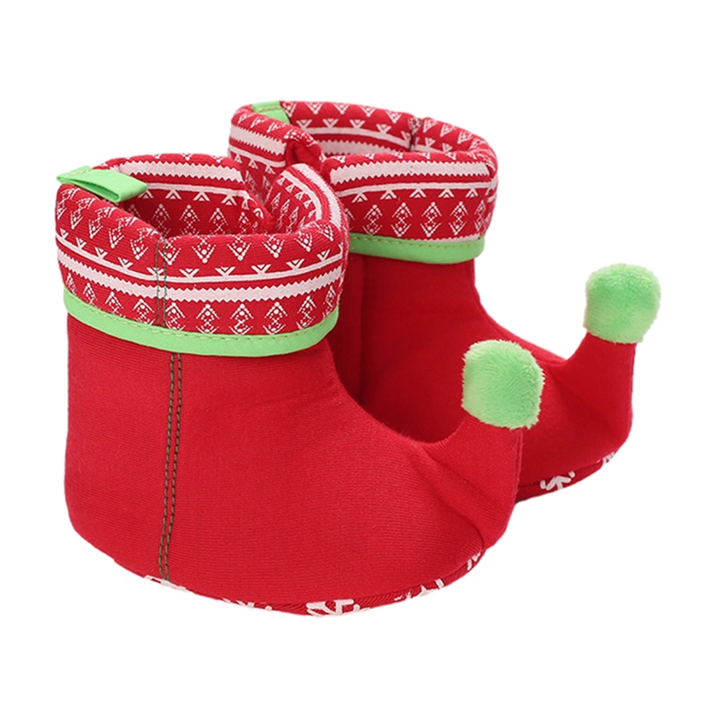 Infant Winter Snow Boots Christmas Cartoon First Walker Shoes