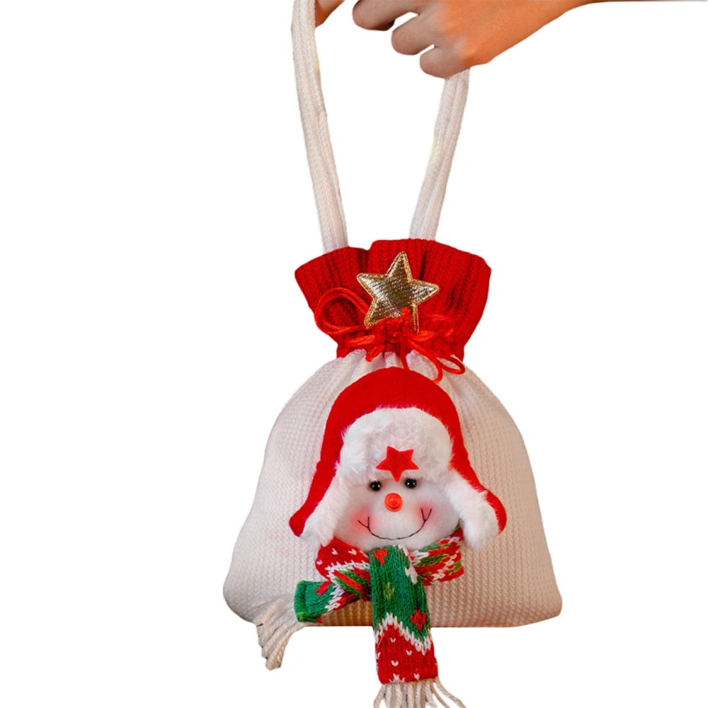 Christmas Gift Bags Small Doll Cloth Gift Bags Santa Bear Apple Bags