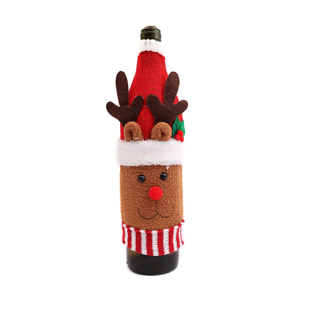 Christmas Wine Bottle Covers Santa Reindeer Knit Wine Bottle Sweaters