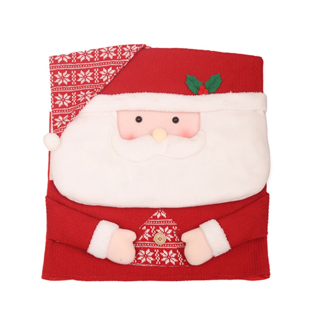 Christmas Chair Back Covers Dining Chair Slipcover Chair Protector