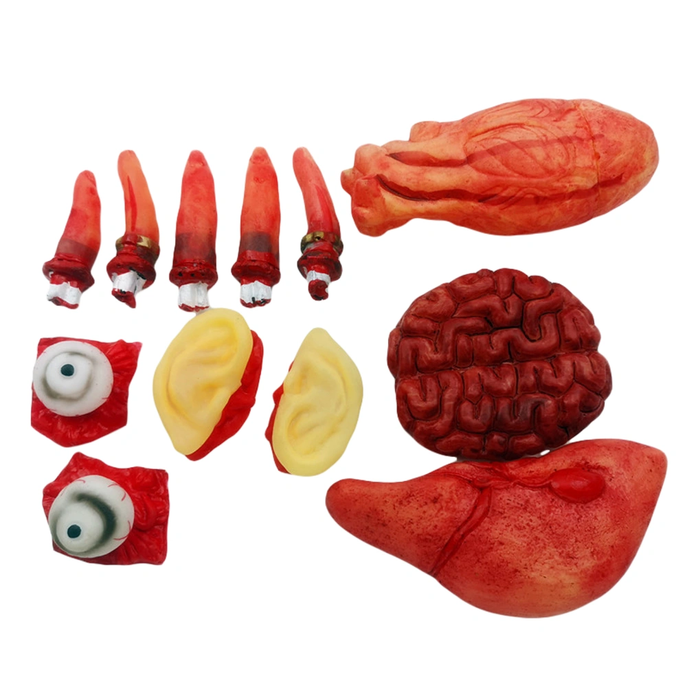 Halloween Scary Human Organ Props Bloody Realistic Body Parts Prop