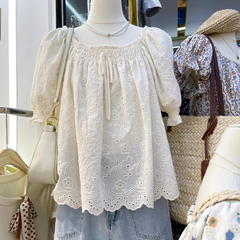Cream Blouse