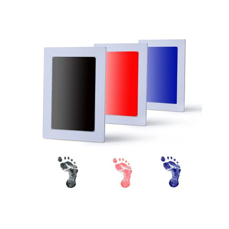 Large Baby's Hand And Foot Prints Are Free Of Wash