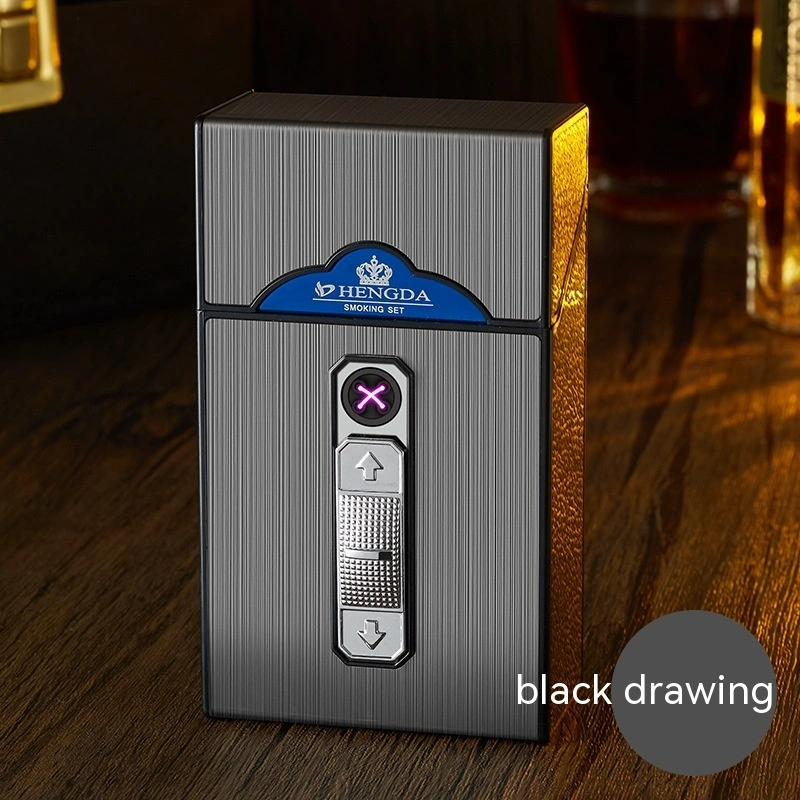 Creative Personalized Waterproof Anti-pressure Metal Cigarette Case