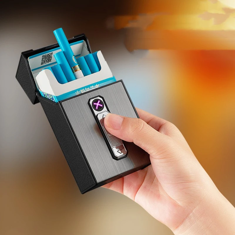 Creative Personalized Waterproof Anti-pressure Metal Cigarette Case