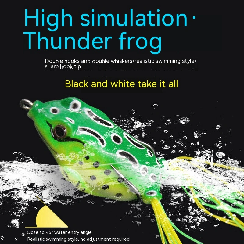 Simulation Lure Thunder Frog Lure Snakehead