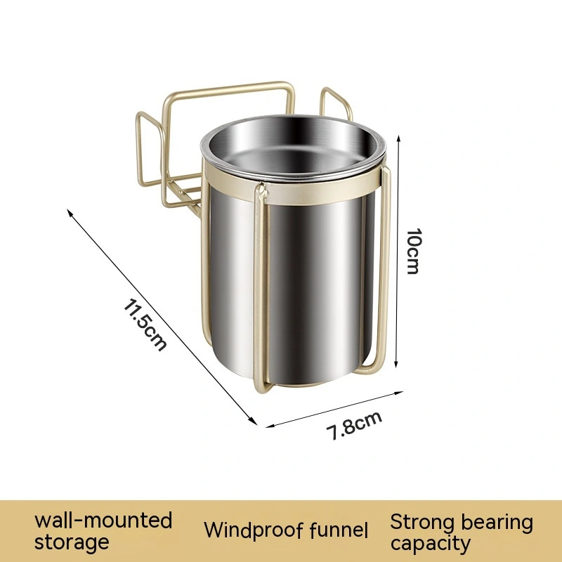 Wall-mounted Ashtray Stainless Steel