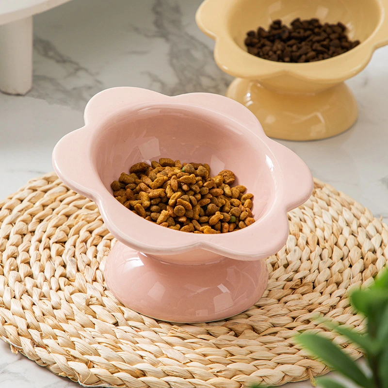 Ceramic Anti-tumble High Leg Cat Bowl