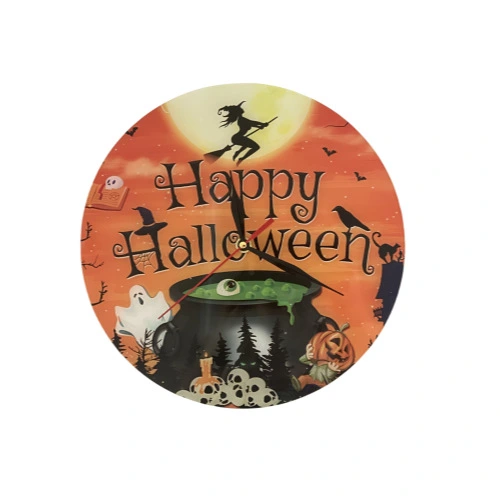 Living Room Home Halloween Theme Noiseless Clock