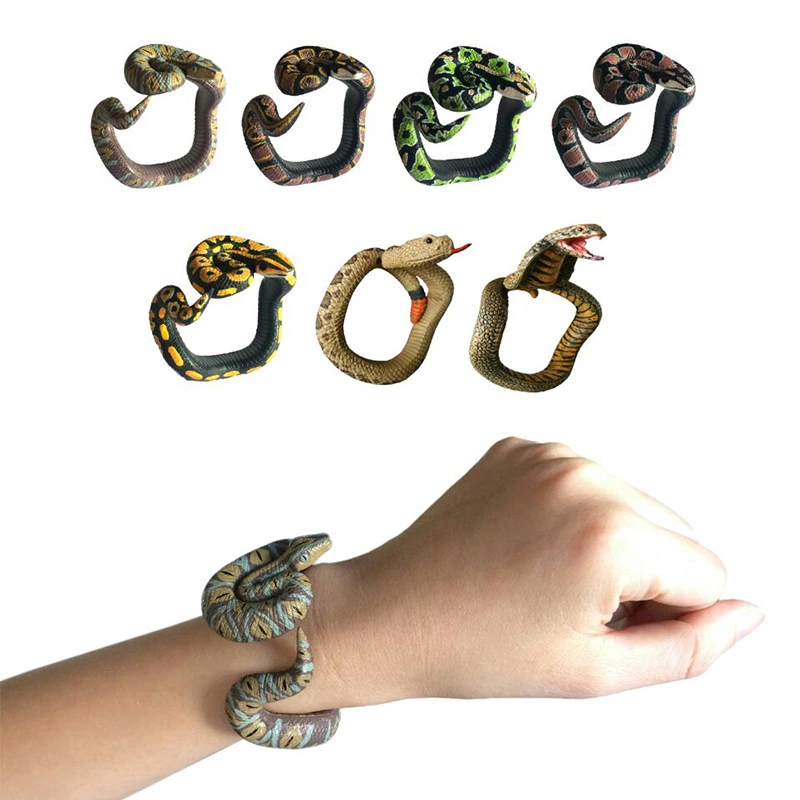 Halloween Trick Spoof Simulation Python Snake-shaped Bracelet