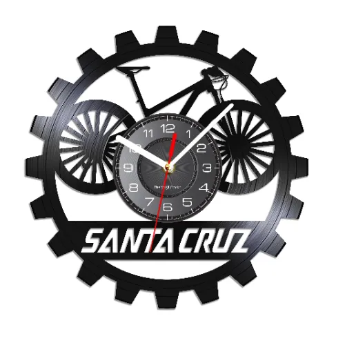 Cycolinks Santa Cruz MTB Vinyl Clock No LED