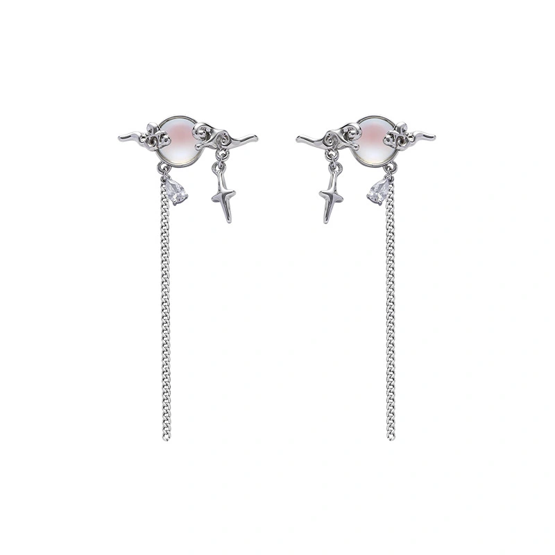 Original Moonstone Xiangyun Earrings For Women