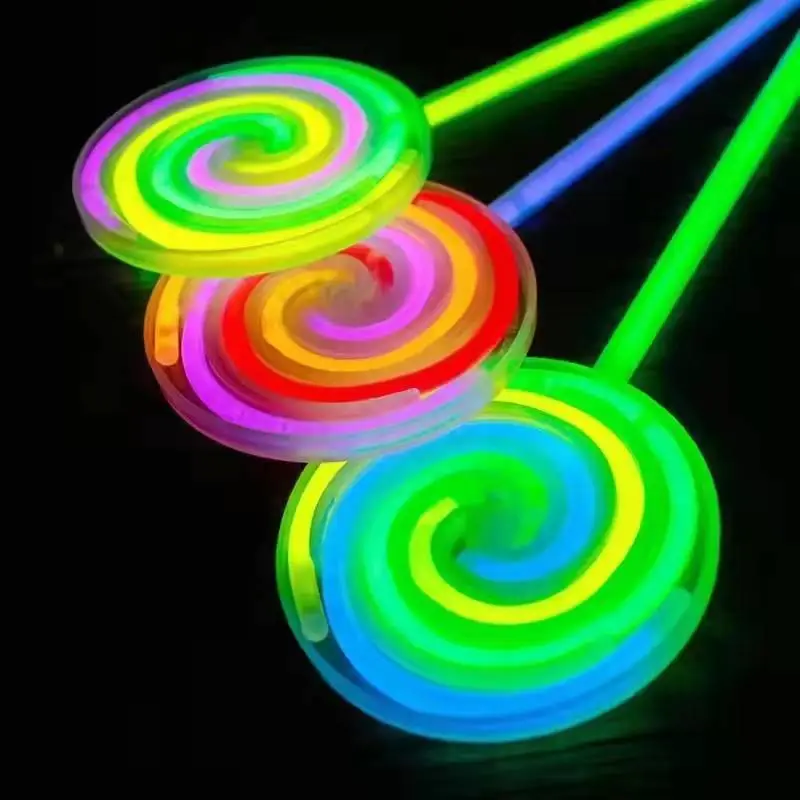 Children's Rotating Windmill Fluorescent Lollipop Luminous Toy