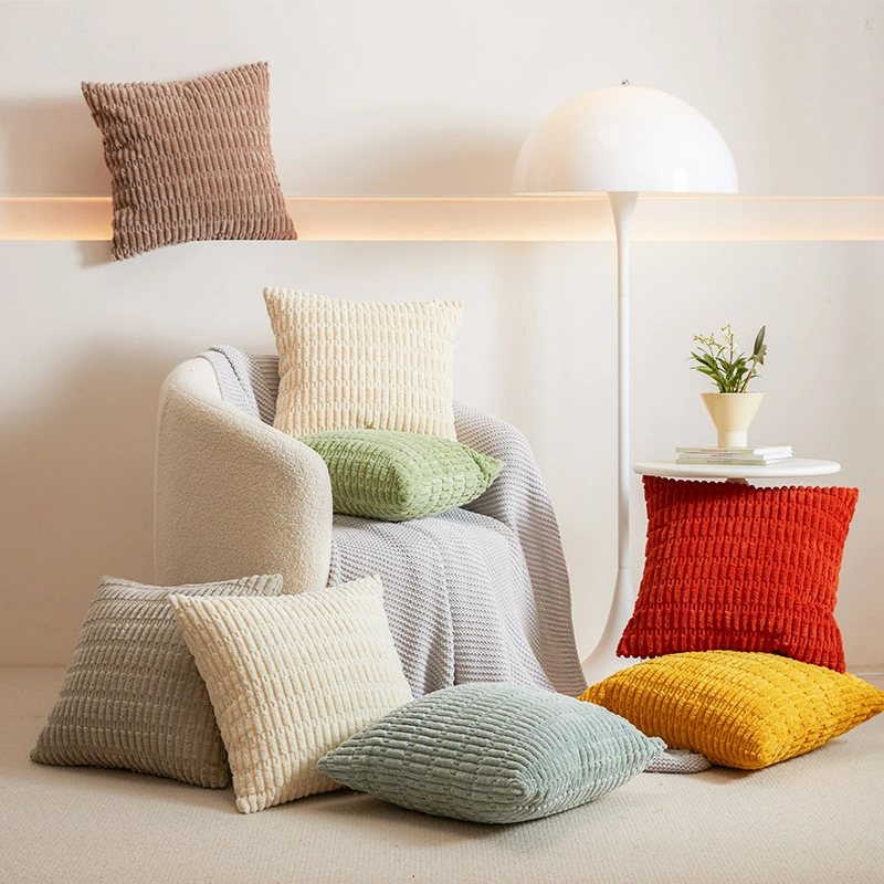 Home Sofa Decoration Pillow Cover Corduroy Without Core