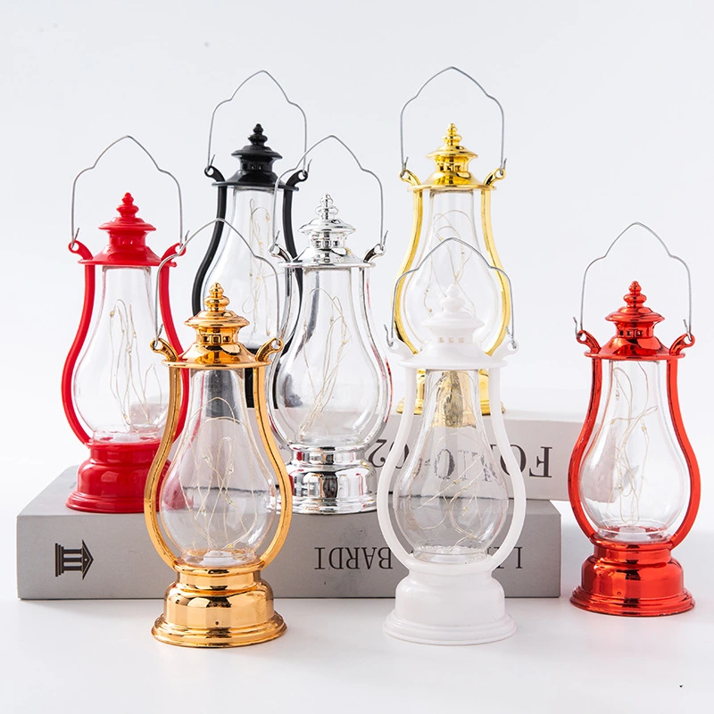 LED Retro Portable Kerosene Lamp Decorative Storm Lantern