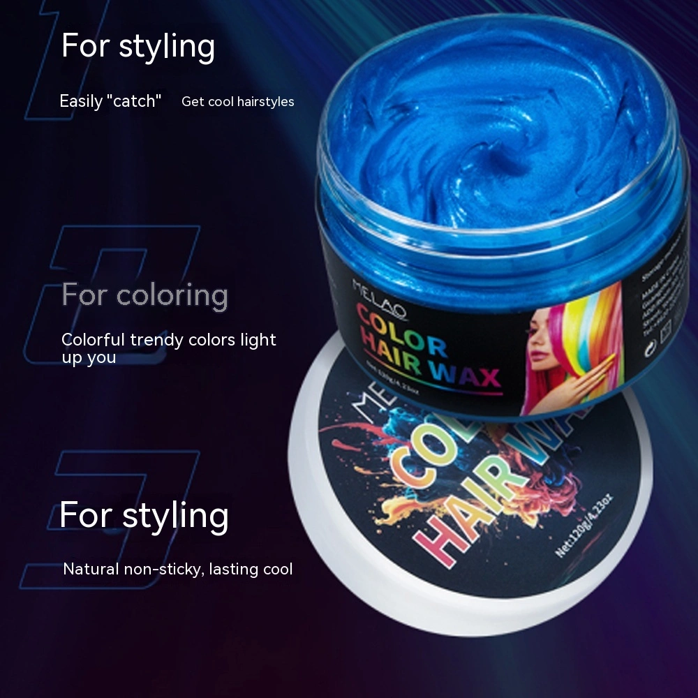 Color Pomade Long-lasting Shaping Disposable Dyeing Hair Clay