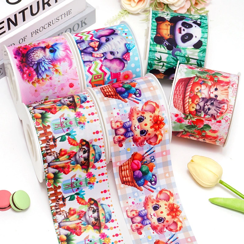 Transfer Ribbon Animal Cartoon Ribbon Printing Ribbon Thermal Flower Roll