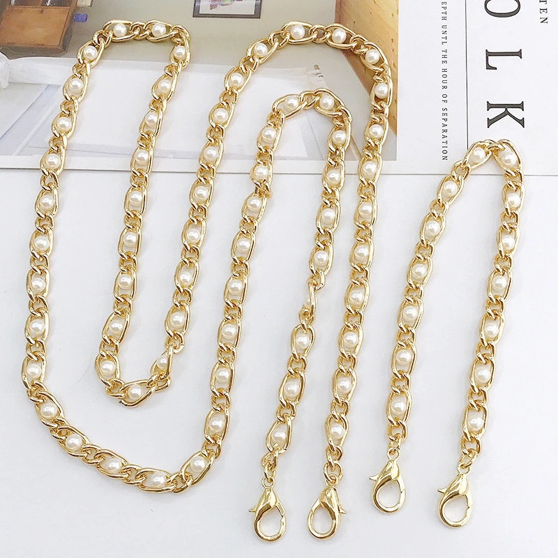 New Pearl Chain Diy Phone Case Ornament Bag Shoulder Strap Crossbody