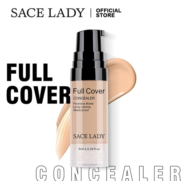 SACE LADY Full Cover Concealer Cream Waterproof Makeup Liquid Corrector Eye Dark Circles Make Up Face Base Cosmetics Wholesale