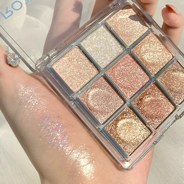 9 color Matte eshadow Palette Shine Long Lasting Water proof Eye Shadow Pallete Shiny Eye Pigment makeup