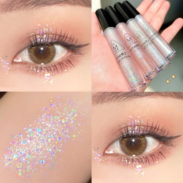 Liquid Eyeshadow Glitter Sequins Lying Silkworm Pearlescent Polarized Brightening Monochrome High Gloss Liquid Eyeshadow Makeup