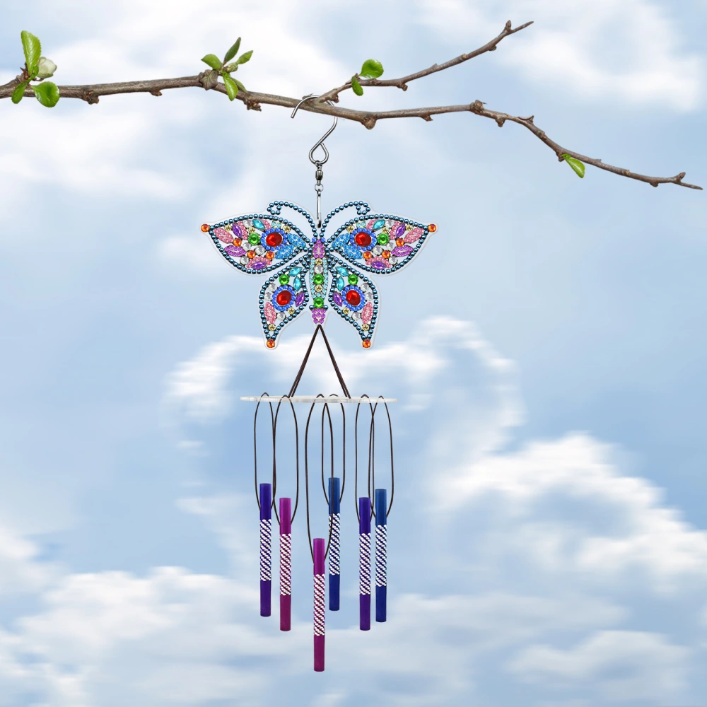 Diamond Painting Wind Chimes Foreign Trade Supply Wholesale Handmade Diamond Stickers