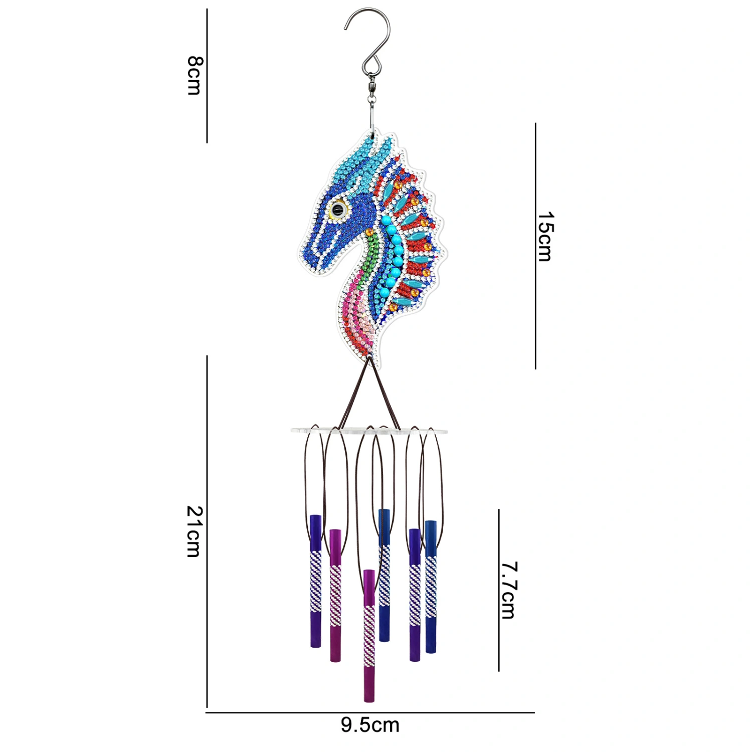 Diamond Painting Wind Chimes Foreign Trade Supply Wholesale Handmade Diamond Stickers