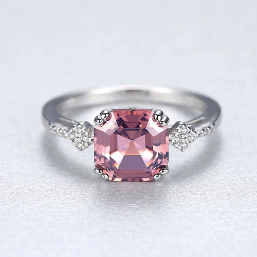 925 Silver Morgan Stone Gemstone Ring Jewelry