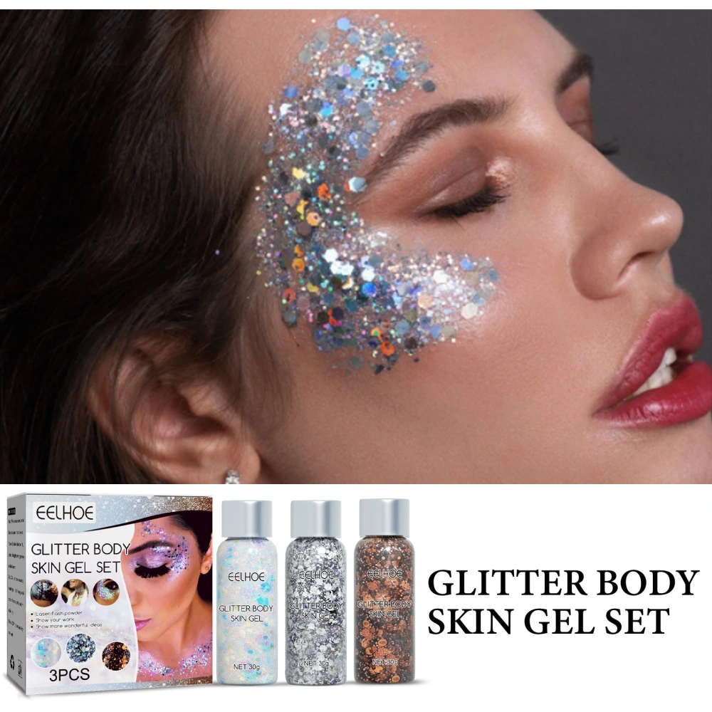 Makeup Scale Sequin Gel Set Makeup Props