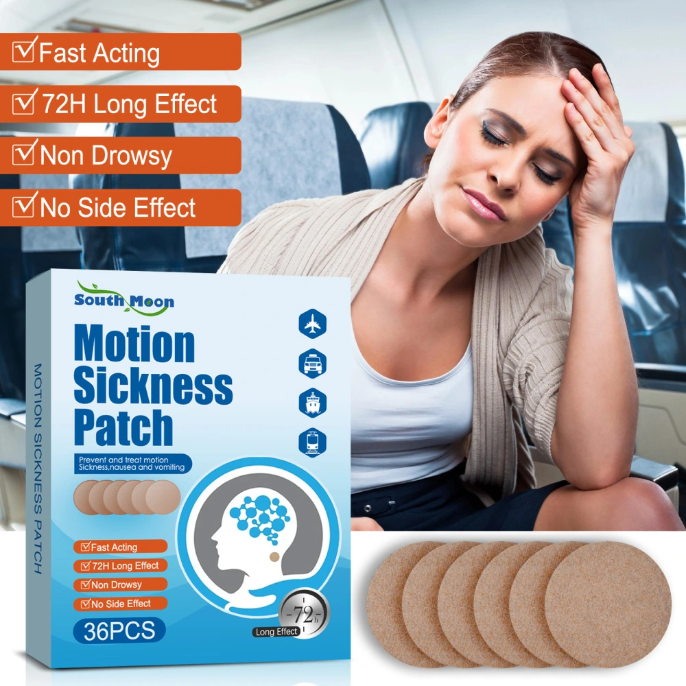 Travel Regular Carsickness Portable Post-ear Stickers Relieve Tinnitus And Seasickness