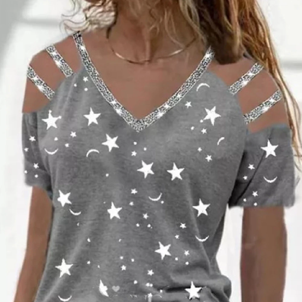 Fashion Summer Printed Women's T-shirt