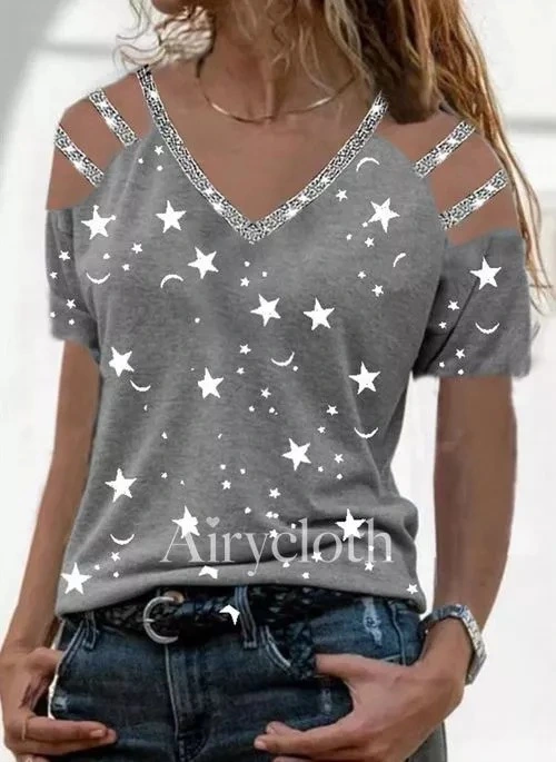 Fashion Summer Printed Women's T-shirt