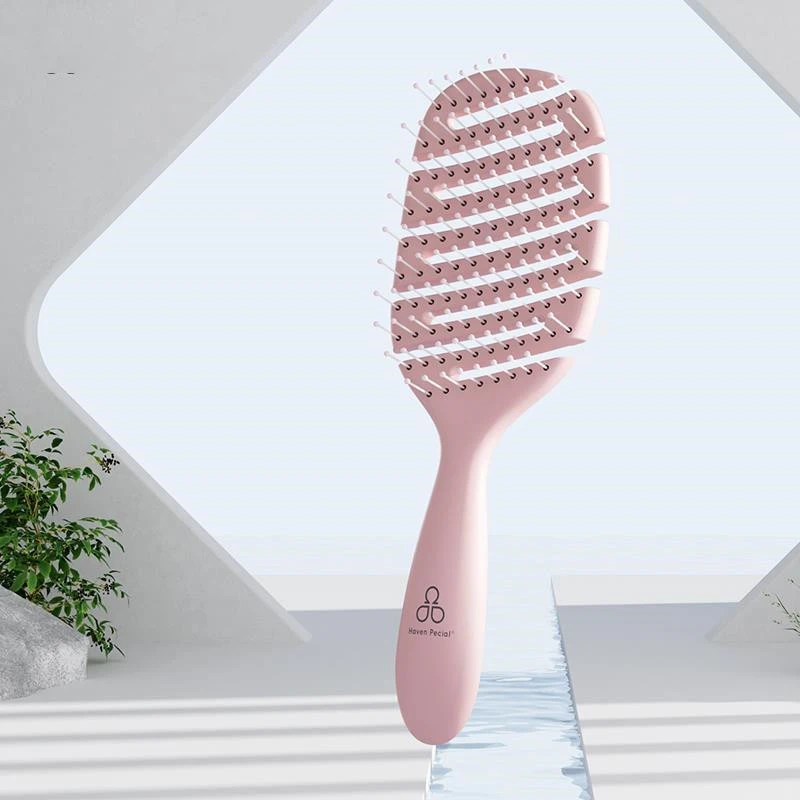 Anti-knotting Fluffy Anti-static Curved Comb Reduces Hair Loss