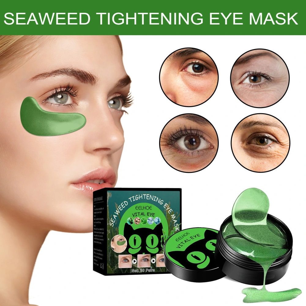 Seaweed Firming Eye Mask Fading Lifting Fine Lines Around Eyes