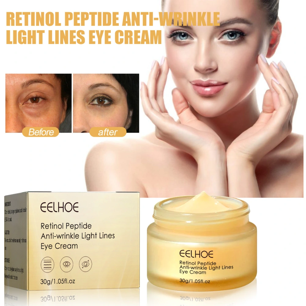 Retinol Polypeptide Restoring Eye Cream Firming Fade Eye Corner Fine Lines Repair