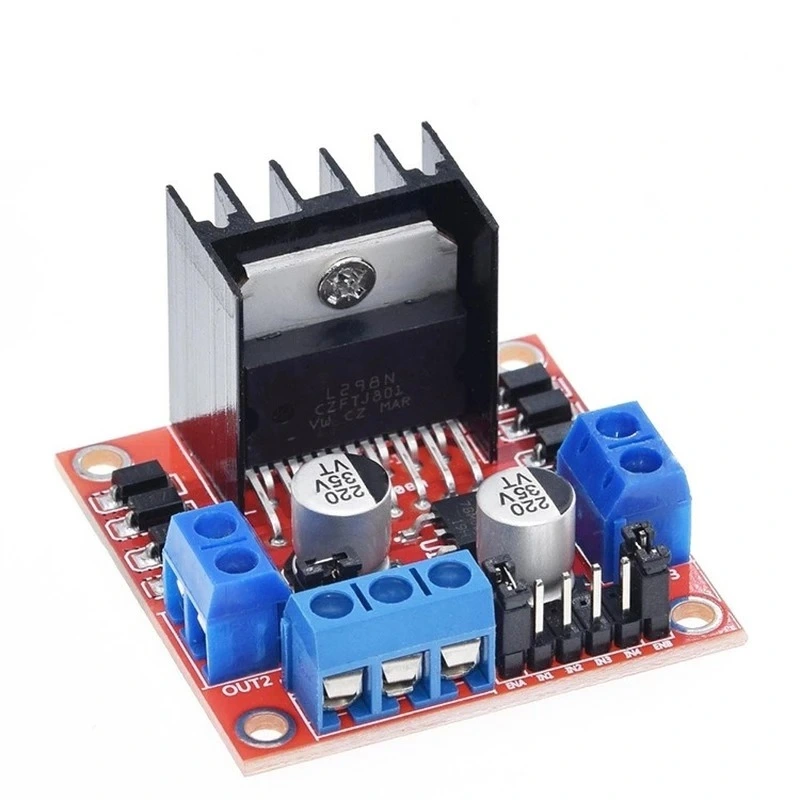 L298N Motor Driven Board Module DC Stepper Motor Motor Intelligent Vehicle Robot Accessories