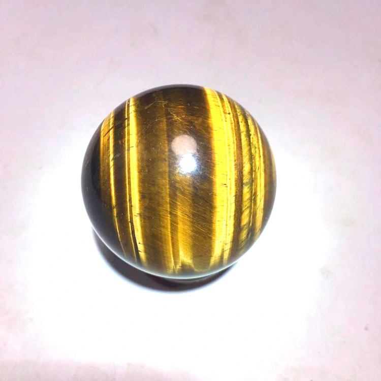 Tiger Eye' Stone Fitness Ball Hands