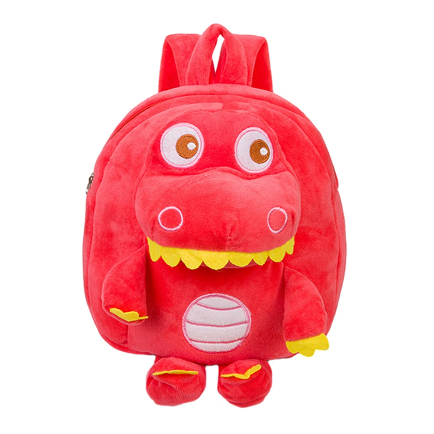 Kids Plush Cartoon Dinosaur School Backpacks for Outing, Camping, Zoo