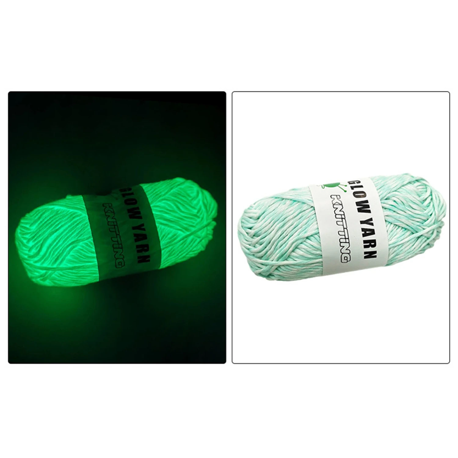 Glow in The Dark Yarn DIY Knitting Yarn Sewing Crocheting Supplies
