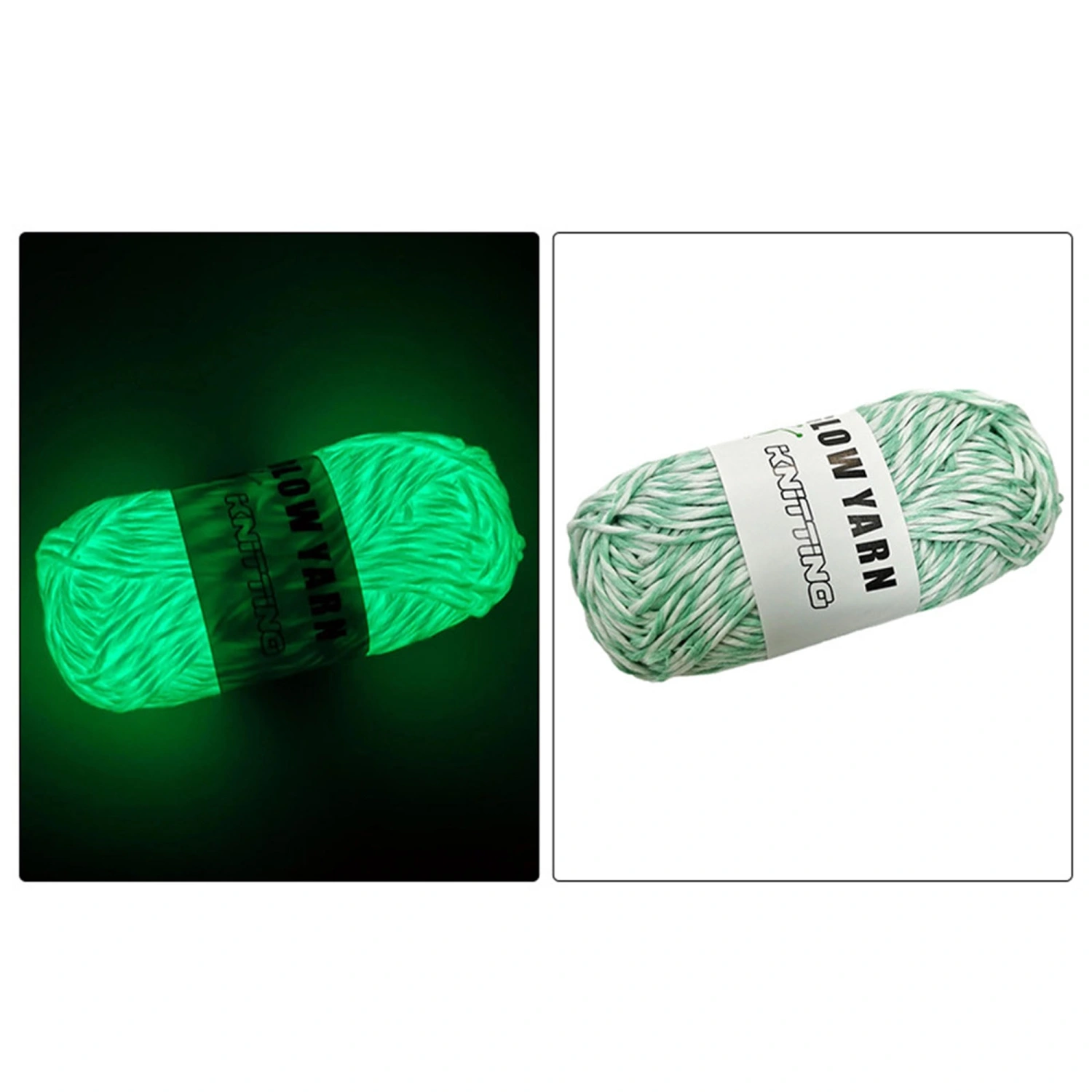 Glow in The Dark Yarn DIY Knitting Yarn Sewing Crocheting Supplies