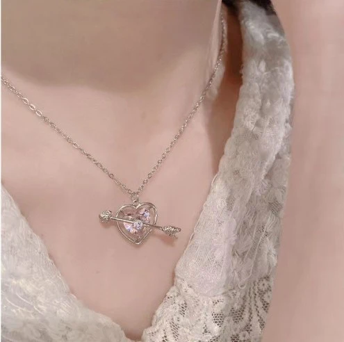Heart Necklace for Women Little Girls, Choker Necklace Jewelry Gift