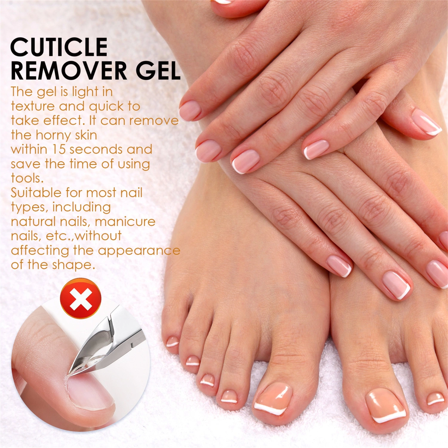 Callus Remover Gel Extra Strength Cuticle Eliminator for Nail Care
