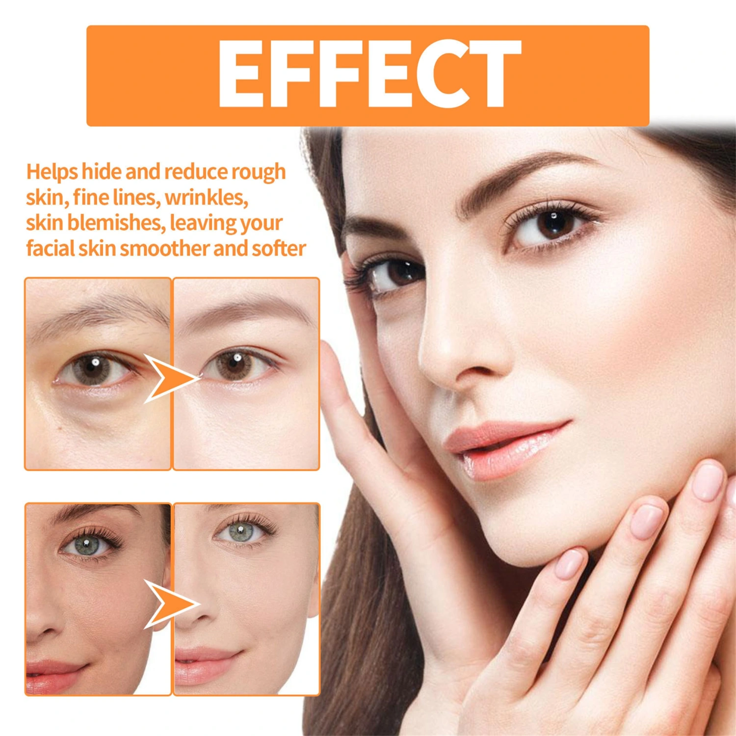 Setting Powder, Natural Waterproof Long-lasting Contour Loose Powder